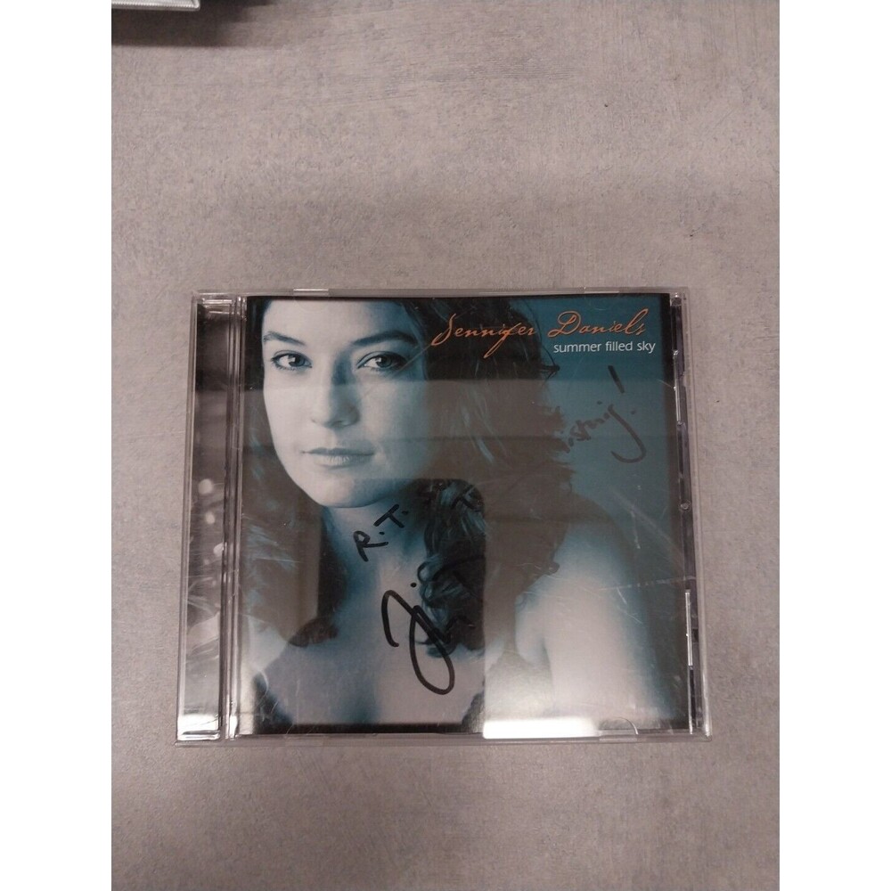 Signed / Autographed - Summer Filled Sky by Jennifer Daniels (CD, 2004, TNtrees)